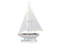 Wooden Intrepid Model Sailboat 17