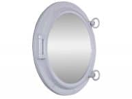 Gloss White Decorative Ship Porthole Mirror 15