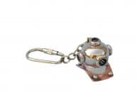 Solid Brass-Copper Diving Helmet Key Chain 5