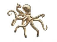 Gold Finish Octopus with Tentacle Hooks 11