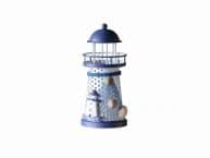 LED Lighted Decorative Metal Lighthouse with Small Lighthouse 6