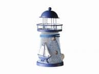 LED Lighted Decorative Metal Lighthouse with Sailboat 6
