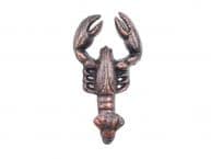 Rustic Copper Cast Iron Decorative Wall Mounted Lobster Hook 5