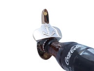 Chrome Wall Mounted Anchor Bottle Opener 3