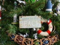Gone to the Beach Christmas Tree Ornament