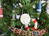 Welcome to the Beach Christmas Tree Ornament