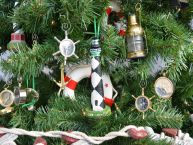 Cape Lookout Lighthouse Christmas Tree Ornament