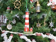 Assateague Lighthouse Christmas Tree Ornament