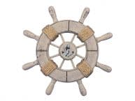 Rustic Decorative Ship Wheel With Anchor 9