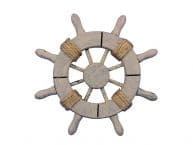 Rustic Decorative Ship Wheel 6