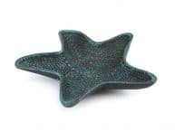 Seaworn Blue Cast Iron Starfish Decorative Bowl 8