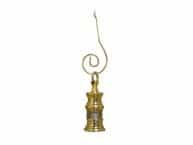 Solid Brass Oil Lamp Christmas Ornament 3