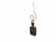 Antique Copper Pulley Christmas Ornament 4
