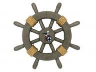 Antique Decorative Ship Wheel With Seagull 12