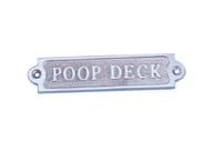 Chrome Poop Deck Sign 6