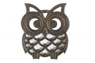 Cast Iron Owl Trivet 8