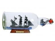 Ben Franklins Black Prince Model Ship in a Glass Bottle 11