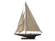 Wooden Rustic Endeavour Model Sailboat Decoration 60