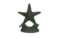 Antique Seaworn Bronze Cast Iron Starfish Door Stopper 11