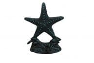Seaworn Blue Cast Iron Starfish Door Stopper 11