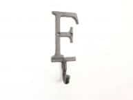 Cast Iron Letter F Alphabet Wall Hook 6
