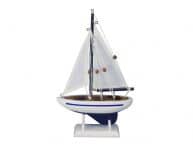 Wooden Enterprise Model Sailboat Decoration 9