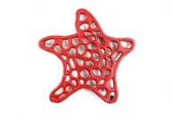 Rustic Red Cast Iron Starfish Trivet 7