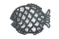 Decprat Antique Seaworn Bronze Cast Iron Butterfly Trivet 8/" Cast Iron Decor