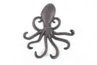 Cast Iron Wall Mounted Decorative Octopus Hooks 7
