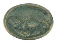 Seaworn Bronze Cast Iron Decorative Seashell Bowl 8