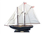 Wooden Bluenose Model Sailboat Decoration 24