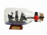 Black Pearl Pirate Ship in a Glass Bottle 5