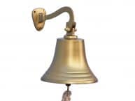 Antique Brass Hanging Ships Bell 11