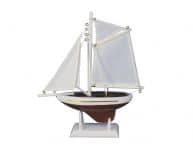 Wooden Columbia Model Sailboat Decoration 9