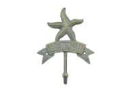 Antique Seaworn Bronze Cast Iron Starfish Beach Hook 8