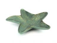 Antique Bronze Cast Iron Starfish Decorative Bowl 8