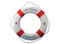 RMS Titanic Decorative Lifering 20 - Red