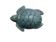 Seaworn Blue Cast Iron Decorative Turtle Bottle Opener 4