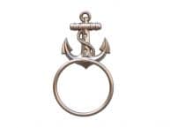 Silver Finish Anchor Towel Holder 9