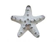 Rustic Whitewashed Cast Iron Starfish Bottle Opener 3