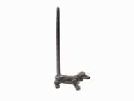 Cast Iron Dog Extra Toilet Paper Stand 12