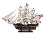 Wooden USS Constitution Tall Model Ship 24