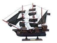 Wooden Ed Lows Rose Pink Model Pirate Ship 20