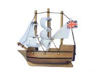 Wooden Mayflower Tall Model Ship Magnet 4